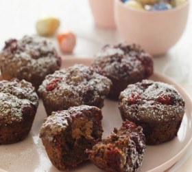 Raspberry And Chocolate 'Easter' Muffins