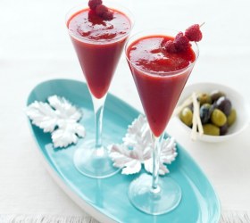 Frozen Raspberry Daiquiris