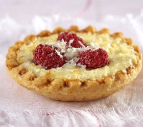 Raspberry & Coconut Cheesecake Tartlets