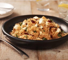 Cranberry and Feta Spiced Rice Pilaf