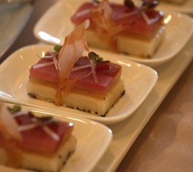 Southern Ocean Yellowfin Tuna, Daikon, Glutinous Rice, Sencha, Shoyu, Pickled Ginger Southern Ocean Yellowfin Tuna, Daikon, Glutinous Rice, Sencha, Shoyu, Pickled Ginger