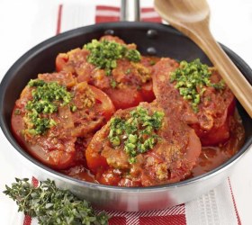 Braised Smoked Pork and Veal Capsicums
