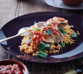 Spiced Duck Breast with Moroccan Couscous