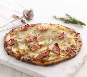 Potato, Rosemary and Speck Pizza