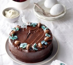 Chocolate Easter Mudcake Chocolate Easter Mudcake