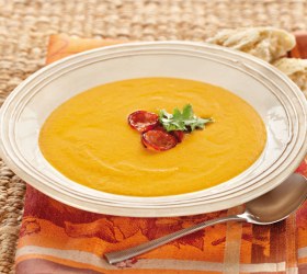 Spanish Roasted Carrot & Tomato Soup