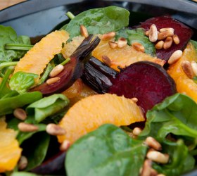 Roasted Beetroot and Orange Salad with French Vinaigrette