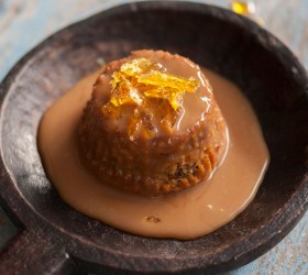 Mini Date Puddings with Caramel Sauce