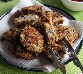 Paleo Almond and Sesame Chicken Nuggets
