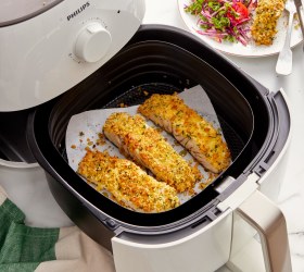 Air Fryer Parmesan Crusted Fish Fillet