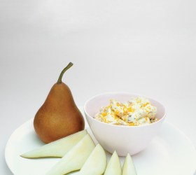 Pears with a Zesty Dip