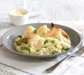 Prawn, Pea and Mint Risotto