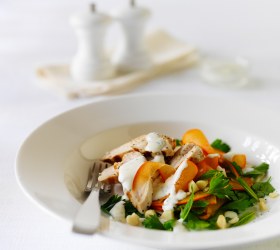 Persimmon and Herb Chicken Salad