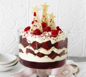 Red Velvet Christmas Trifle