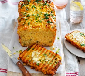 Savoury Corn Fritter Loaf