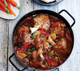 Slow Cooked Lamb Shanks with Asian flavours