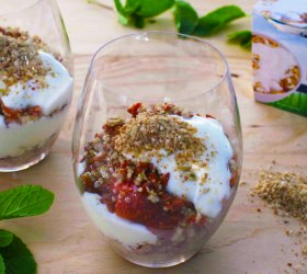 Strawberry and Chia Seed Jam Parfait