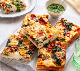Summer Tomato and Ricotta Frittata Summer Tomato and Ricotta Frittata