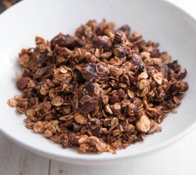 Vegan Chocolate Hazelnut Granola Recipe