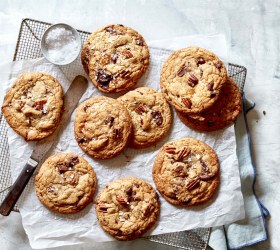 Brown Butter, Caramel and Chocolate Cookies