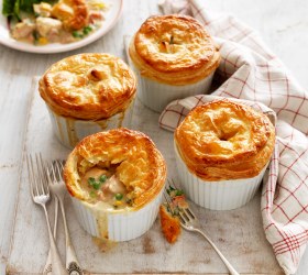 Chicken and Vegetable Pot Pies