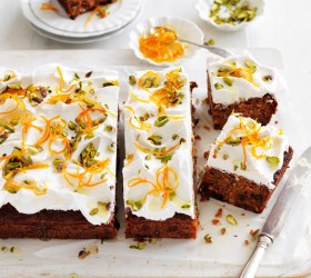 Hot Cross Spiced Carrot Cake