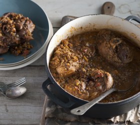 Osso Bucco with Lentils