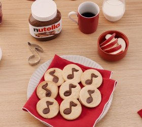 Christmas Note Cookies with Nutella Christmas Note Cookies with Nutella
