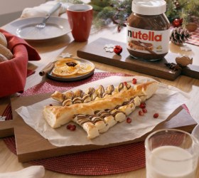 Pampas Puff Pastry Tree with Nutella