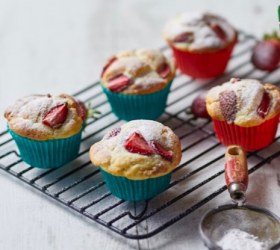 Gluten Free Strawberry Muffins