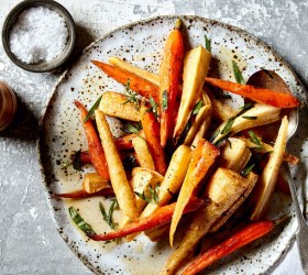 Tarragon and Honey Parsnips and Carrots