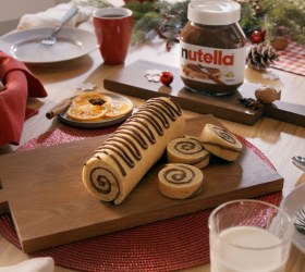 Nutella Yule Log