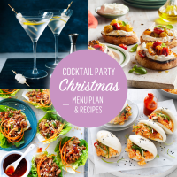 Cocktail Christmas Menu Plan