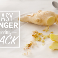 How to peel ginger