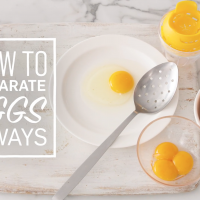 How to separate egg yolks