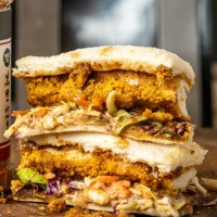 Air Fryer Japanese Chicken Schnitzel Sando