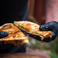 Hot & Cheesy Carolina Pork Quesadillas