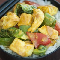 Coconut Curry with Chicken and Asian Vegetables