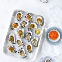 Easy As Australian Rock Oysters with Caviar