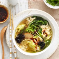 Egg Drop Wonton Soup