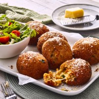 How to make arancini balls with leftover risotto