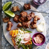 Karaage Chicken with Pickled Salad and Jasmine Rice