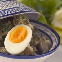 Greek-style Lamb and Egg Braise