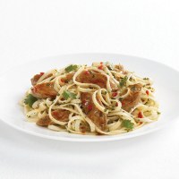 Quail Breast Fillets with Pasta, Chilli, Fresh Herbs and Olive Oil