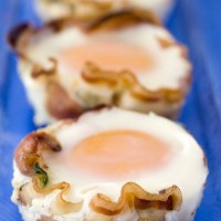 Pancetta and egg muffins