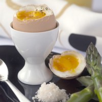 Boiled Egg with Asparagus Soldiers