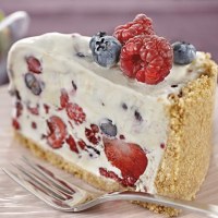 Berry Ice Cream Cheesecake