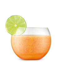 Peach and Lime Crush Mocktail