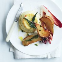 Baked Ricotta with Balsamic-Roasted Pears
