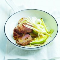 Salt-Roasted Pork with Fennel and Pear Salad
